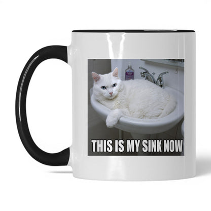 This Is My Sink Now Cat Coffee Mug