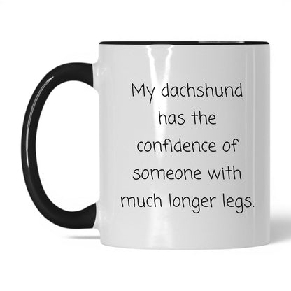 Dachshund Dog Mom Mug – 11oz White/Black Mug