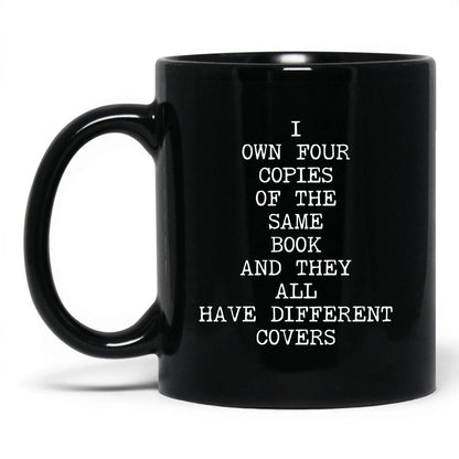 Four Copies Different Covers Coffee Mug