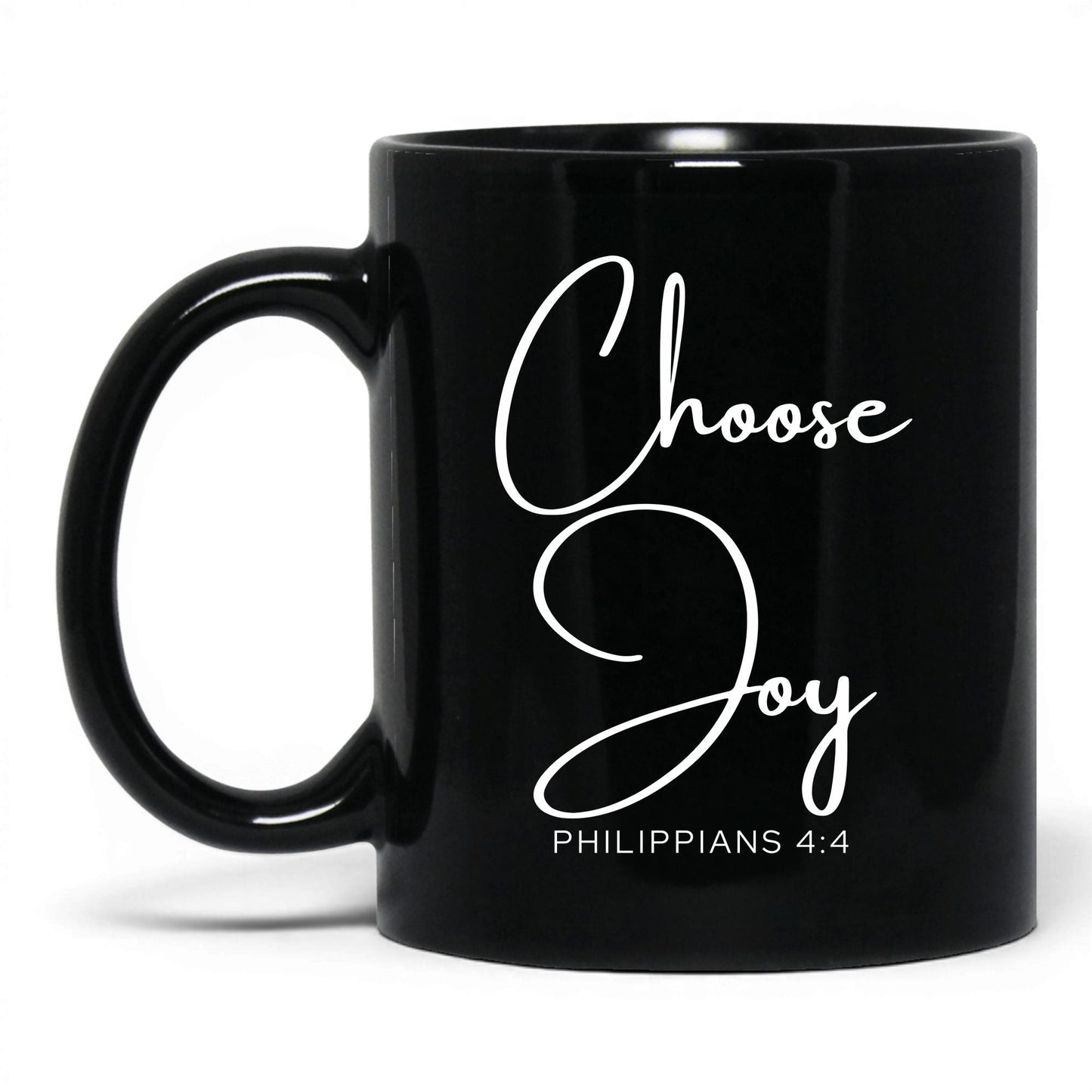 Choose Joy Mug – 11oz Black Mug