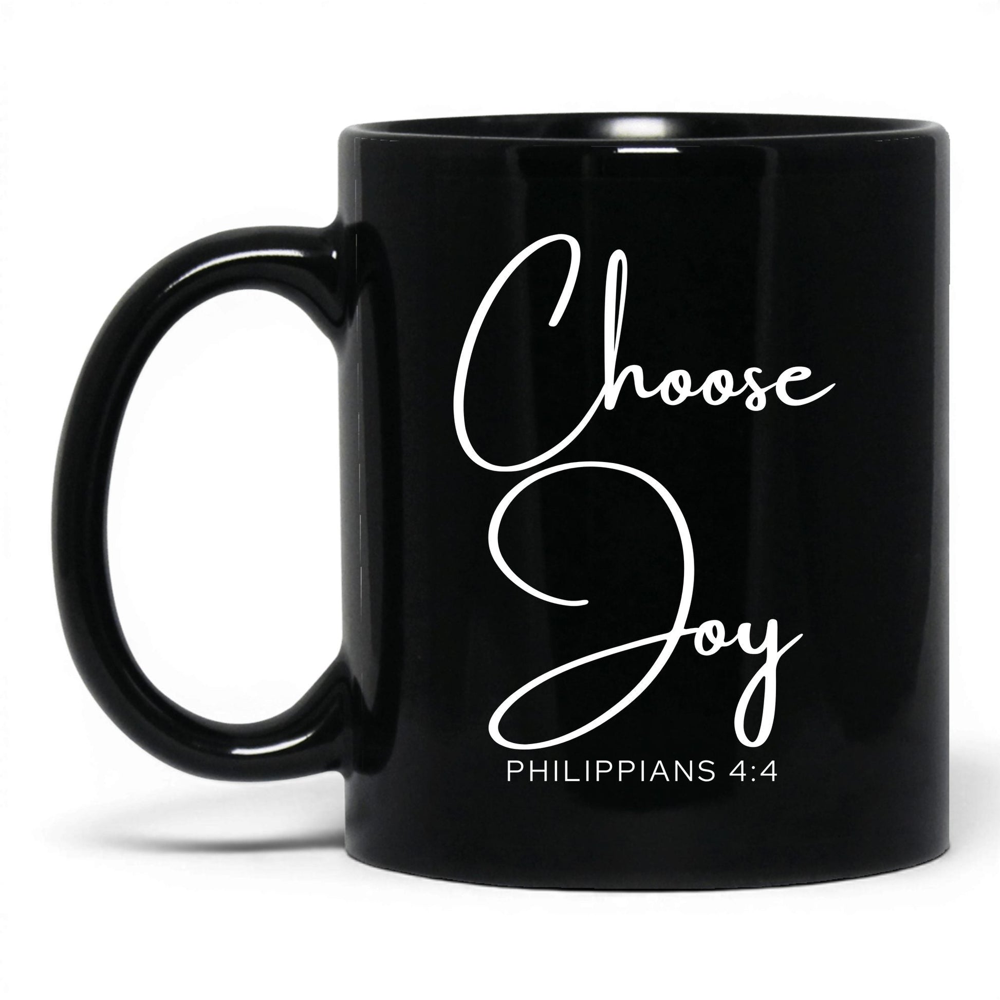 Choose Joy Mug – 11oz Black Mug