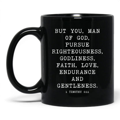 Man of God Mug – 15oz Black Mug