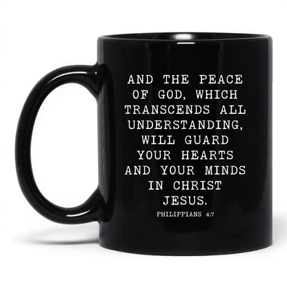 Peace of God Mug – 15oz Black Mug