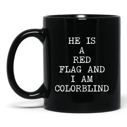 Red Flag and Colorblind Coffee Mug