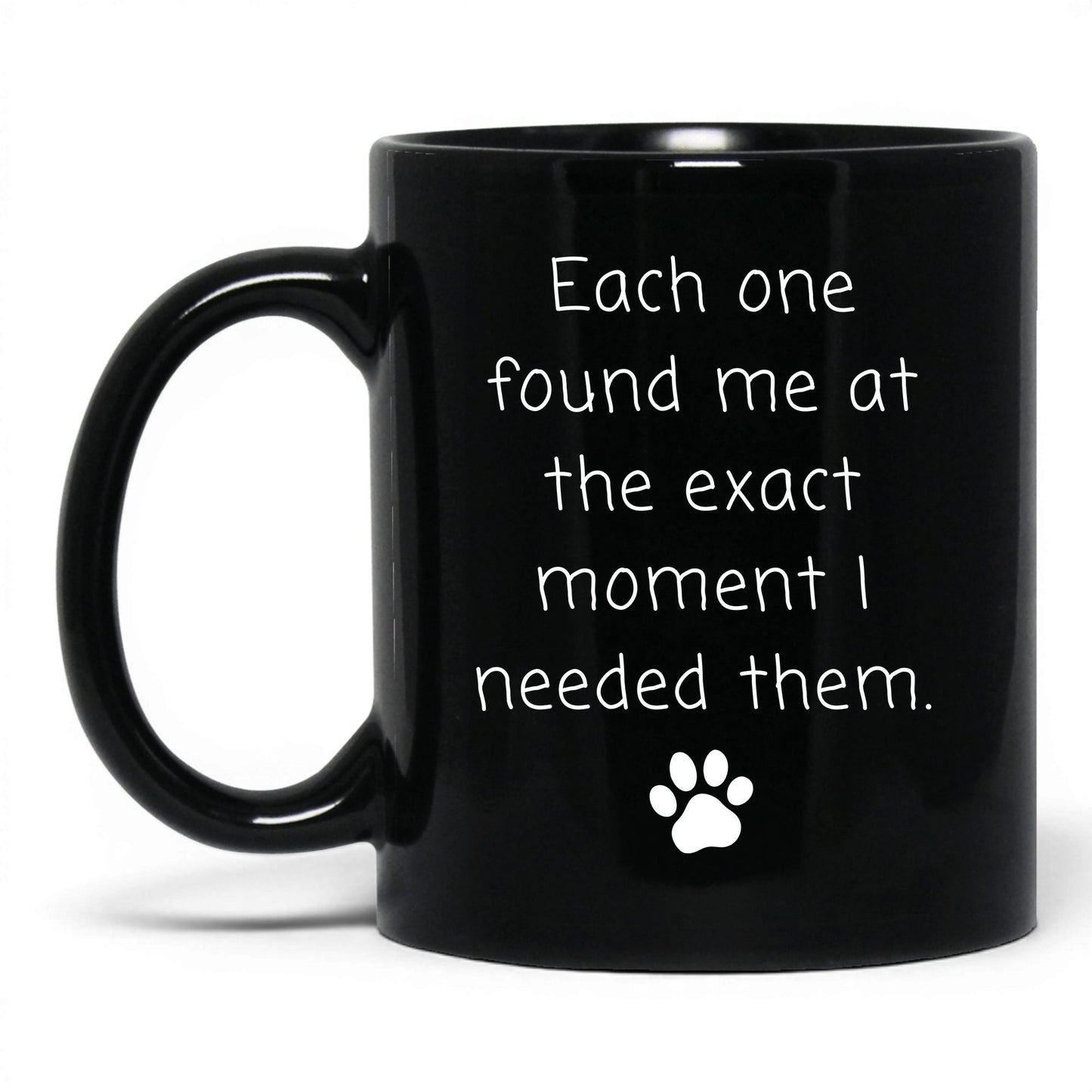 Found at the Exact Moment Mug – 11oz Black Mug