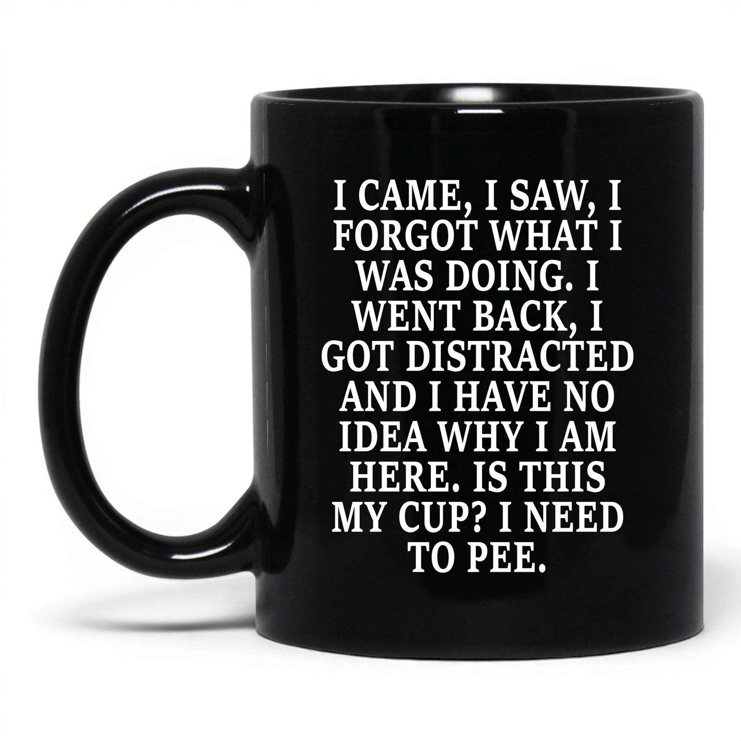 I Forgot What I Was Doing Mug – 11oz Black Mug