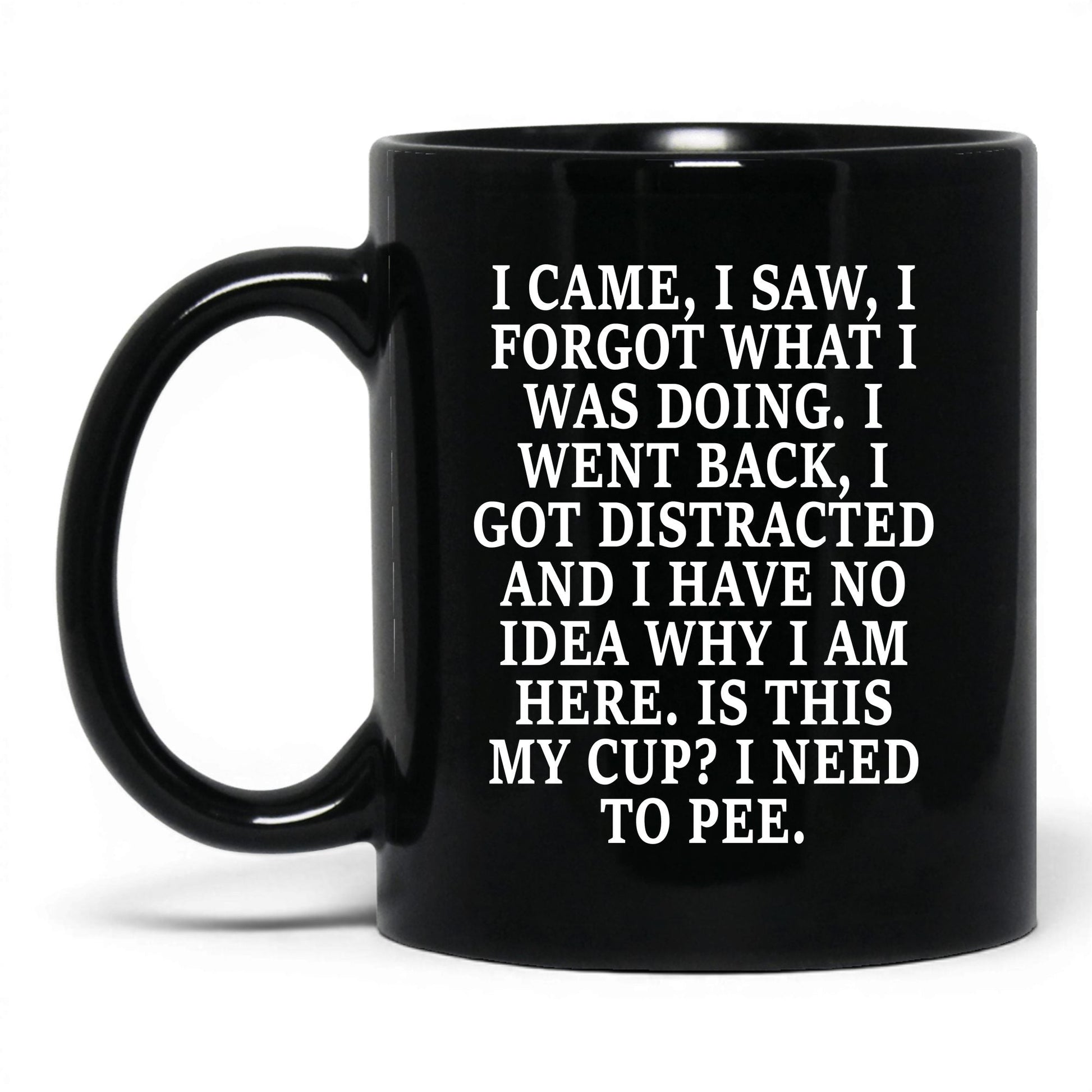 I Forgot What I Was Doing Mug – 11oz Black Mug