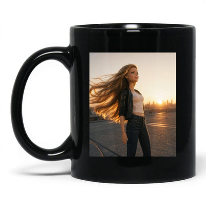 Main Character Doll Face Coffee Mug