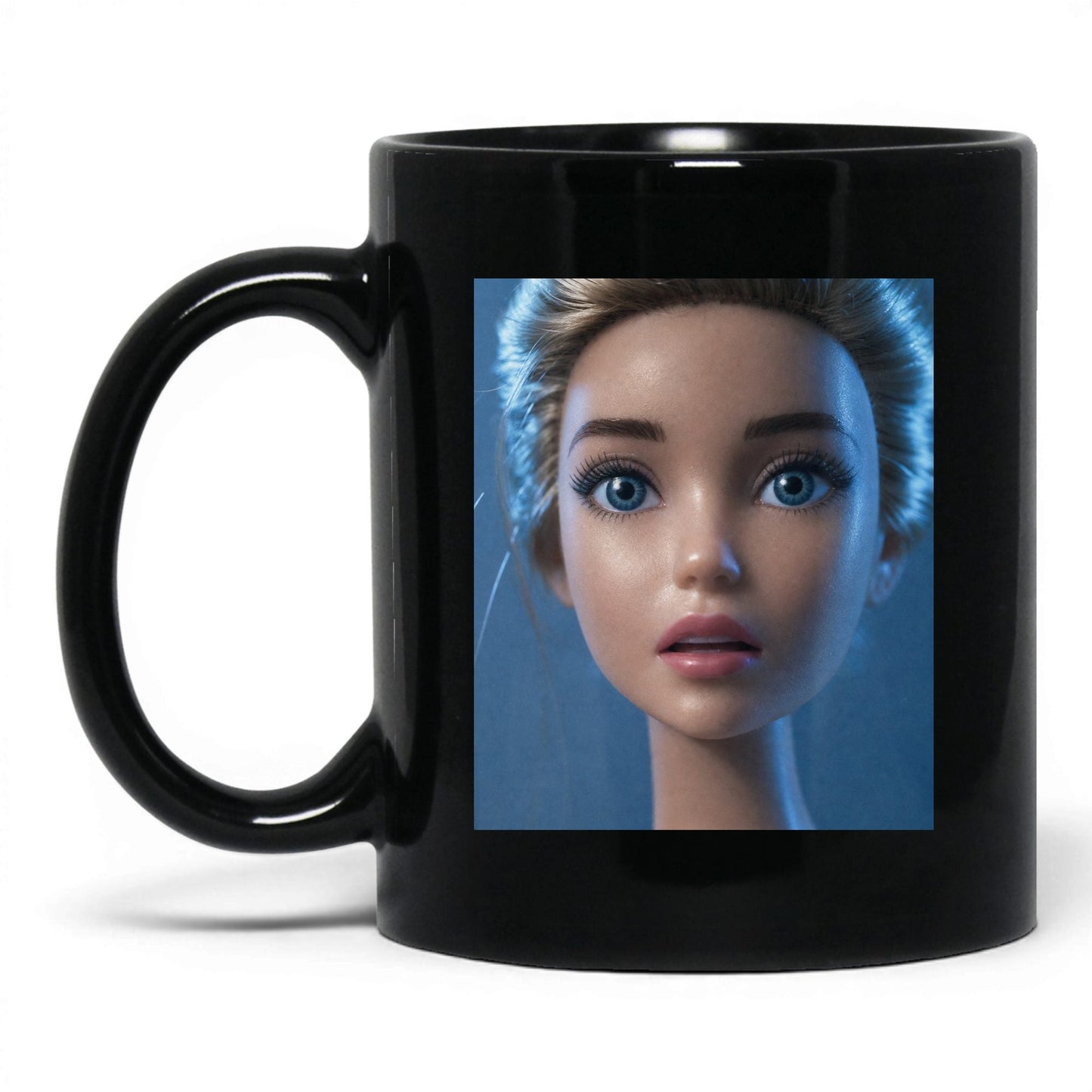 Anxious Doll Face Coffee Mug