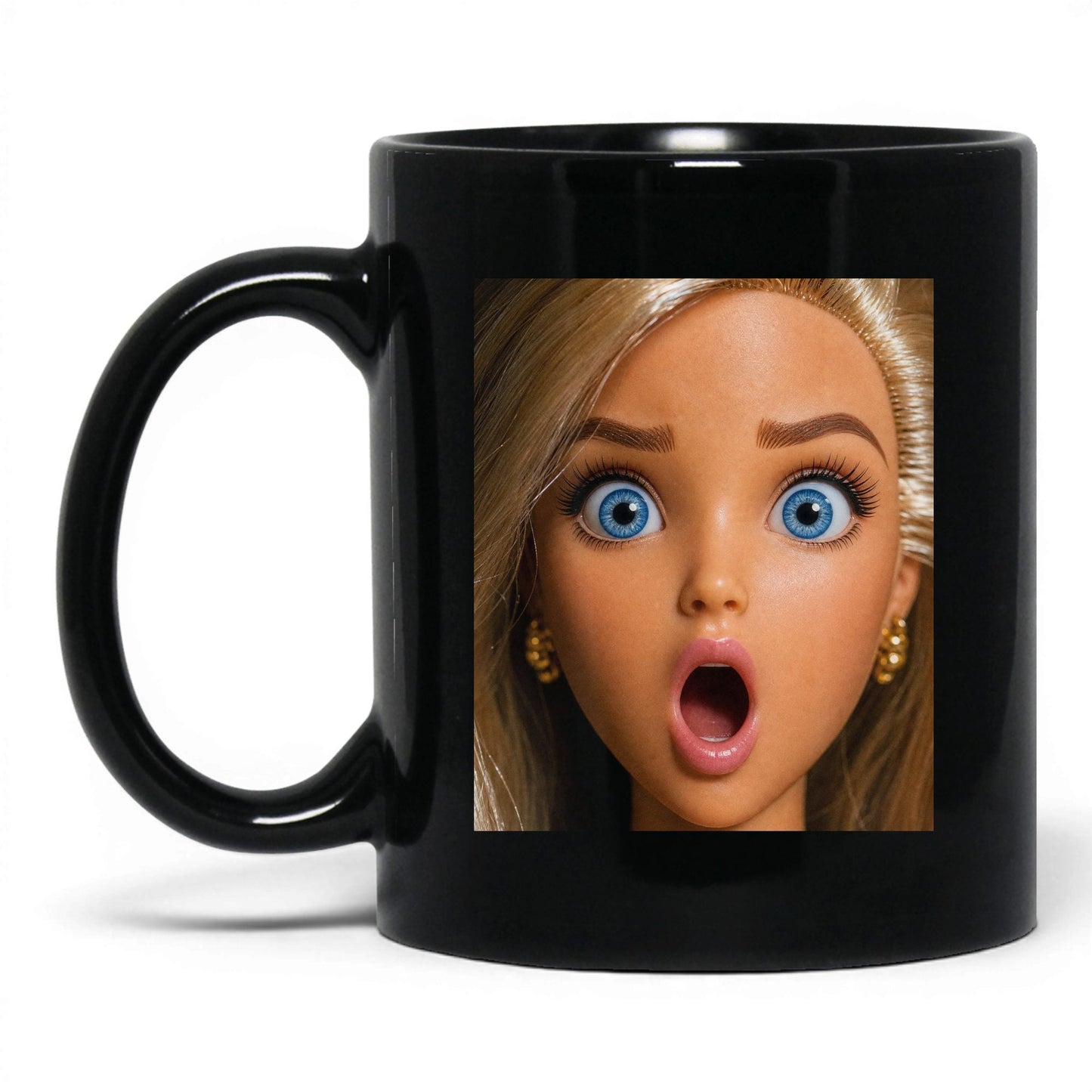 Offended Doll Face Coffee Mug