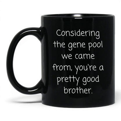 Pretty Good Gene Pool Mug – 11oz Black Mug
