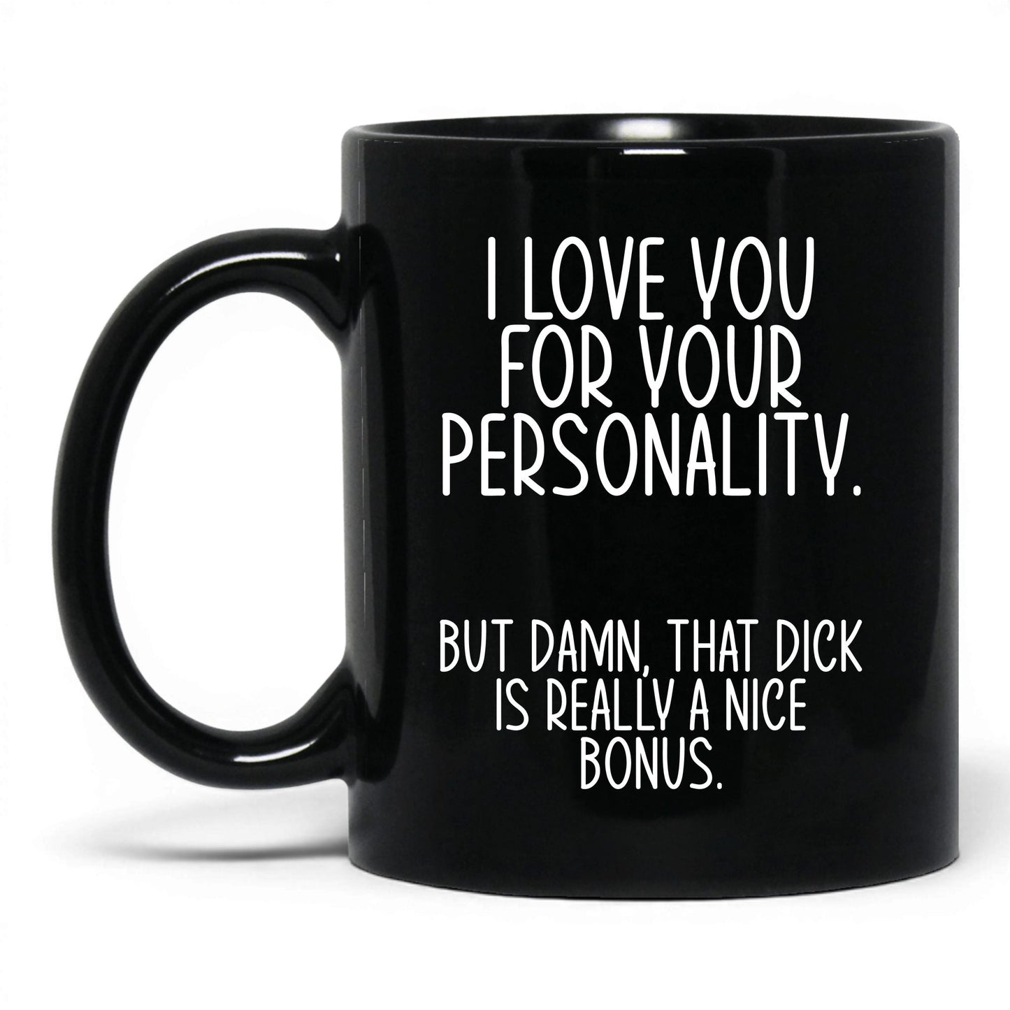 The Bonus Is Really Nice Mug – 11oz Black Mug