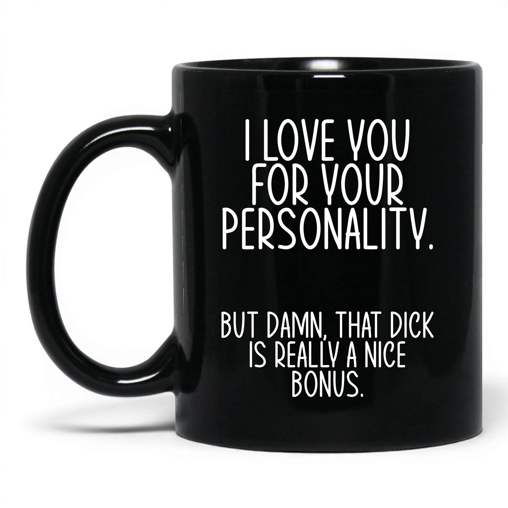 The Bonus Is Really Nice Mug – 11oz Black Mug
