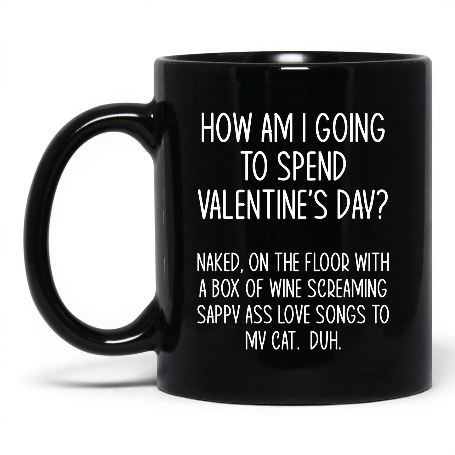 Wine and Screaming Into the Void Mug – 11oz Black Mug