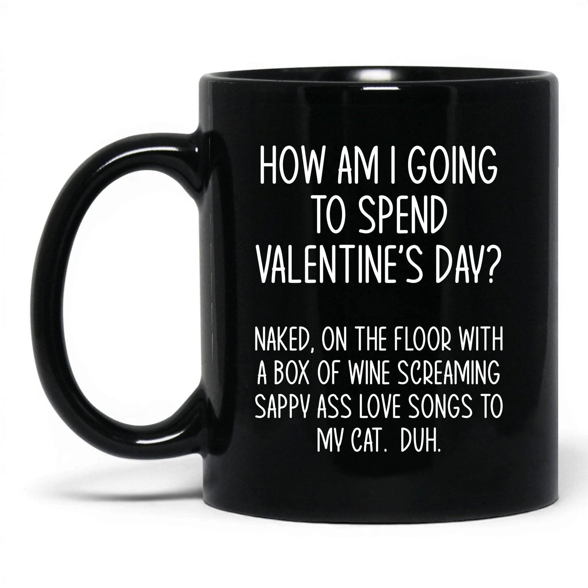 Wine and Screaming Into the Void Mug – 11oz Black Mug
