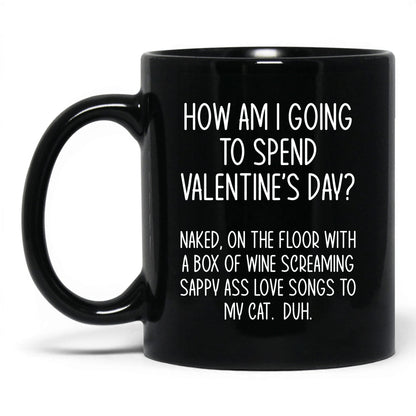 Wine and Screaming Into the Void Mug – 11oz Black Mug
