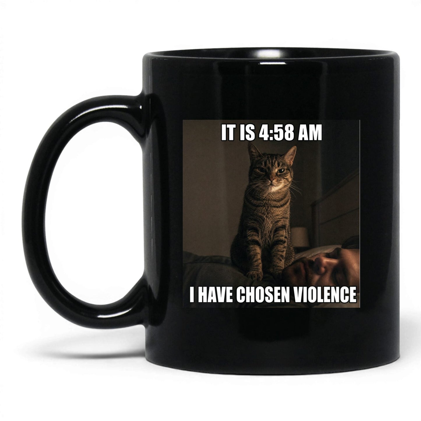 Chosen Violence Cat Coffee Mug