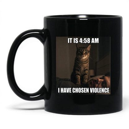 Chosen Violence Cat Coffee Mug