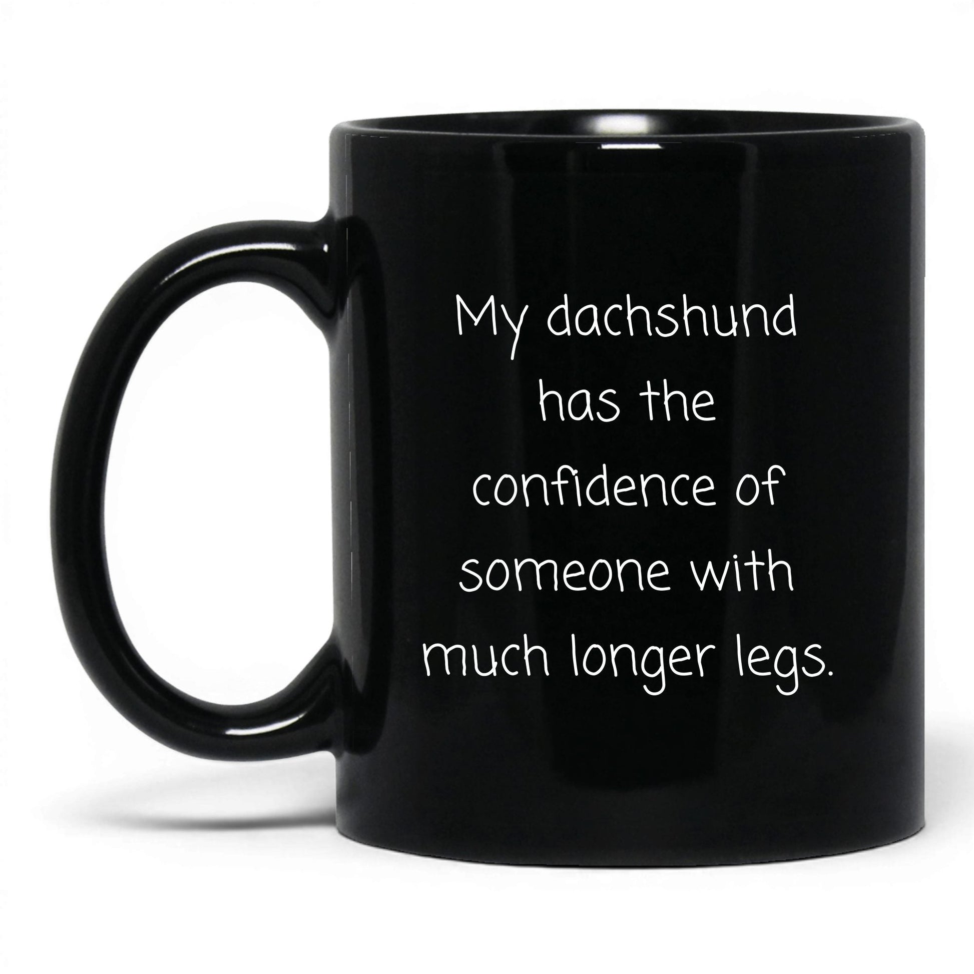Dachshund Dog Mom Mug – 11oz Black Mug
