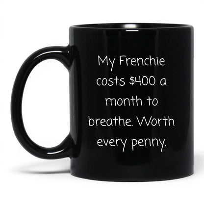 French Bulldog Mug – 11oz Black Mug