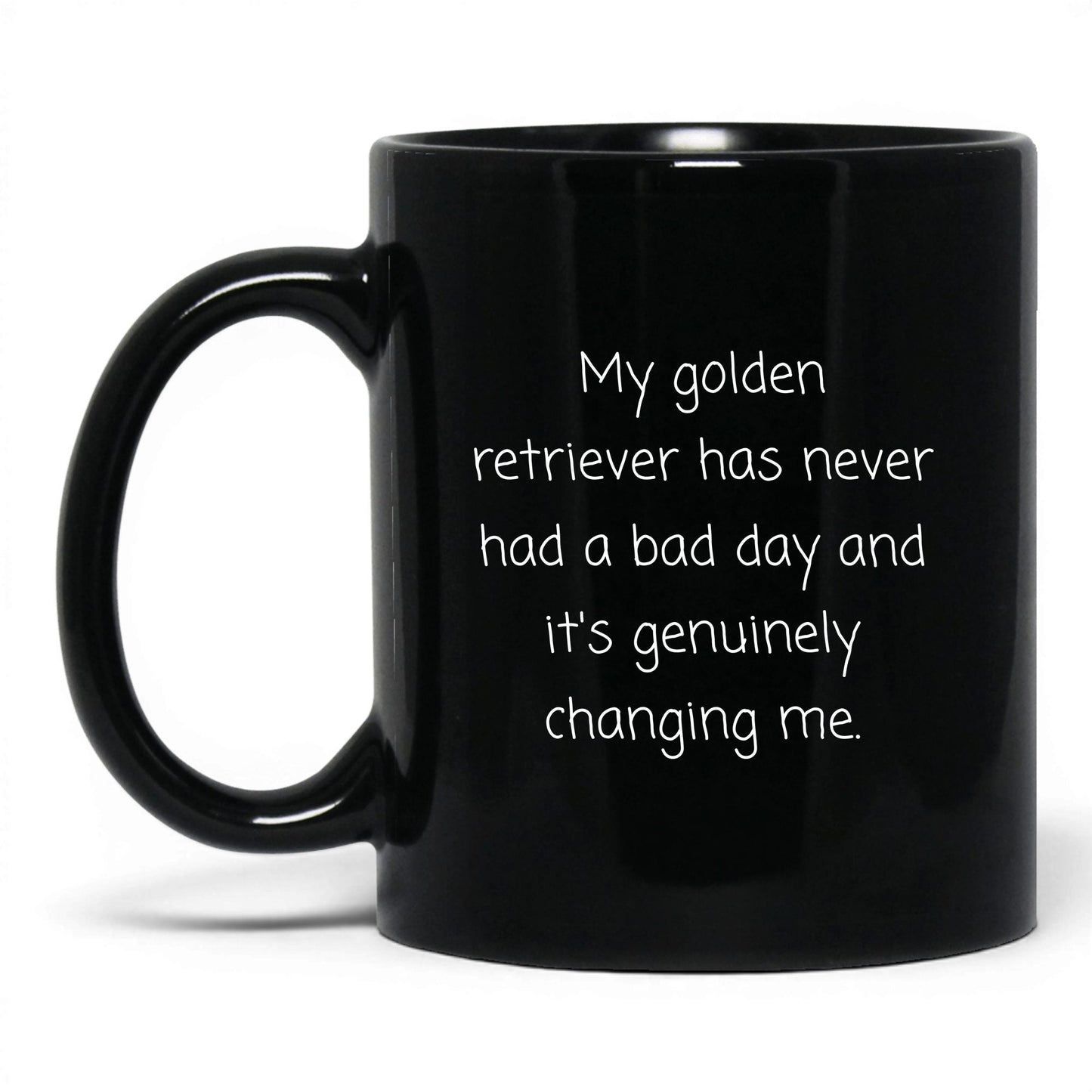 Golden Retriever Mug – 11oz Black Mug