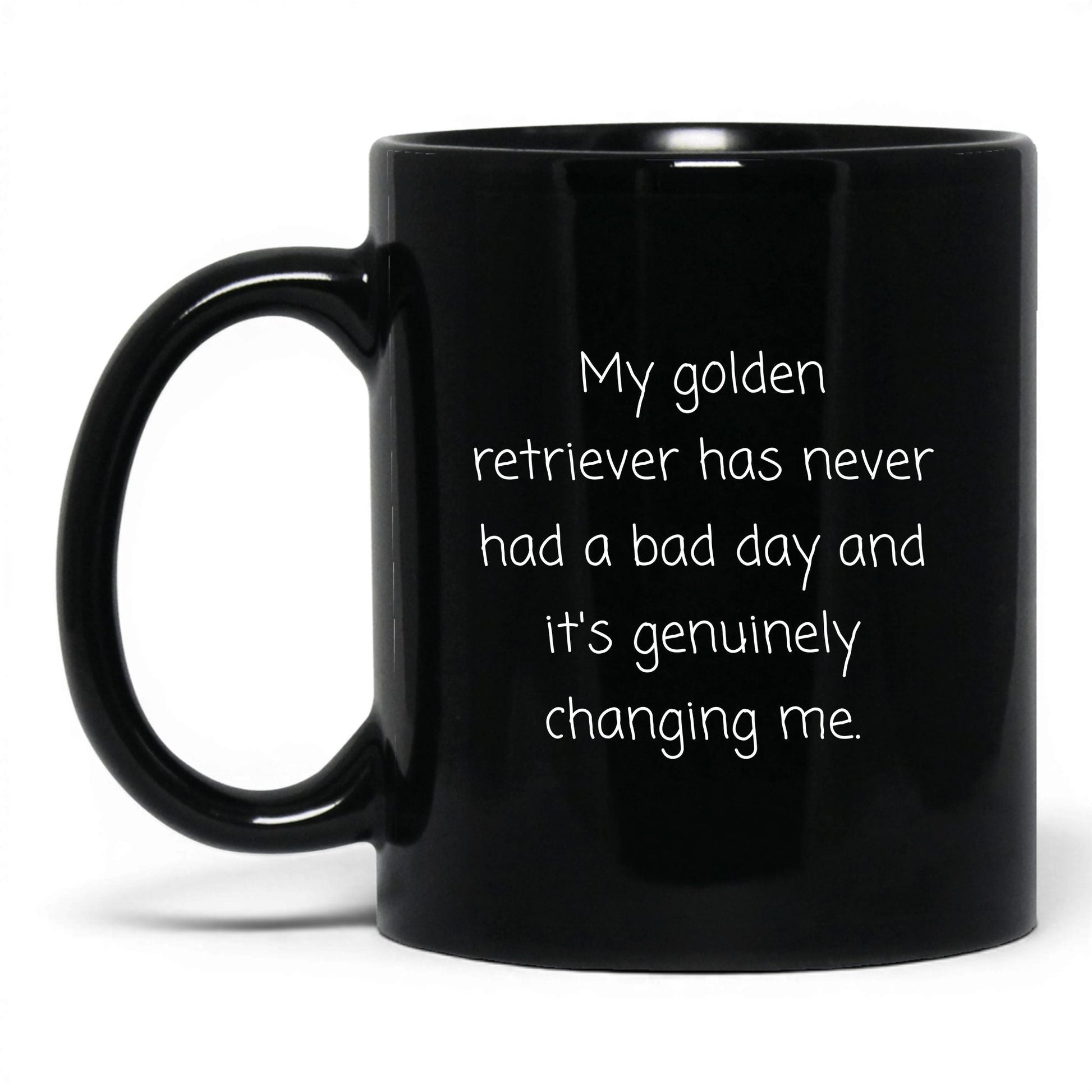 Golden Retriever Mug – 11oz Black Mug