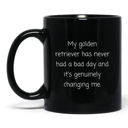 Golden Retriever Mug – 11oz Black Mug