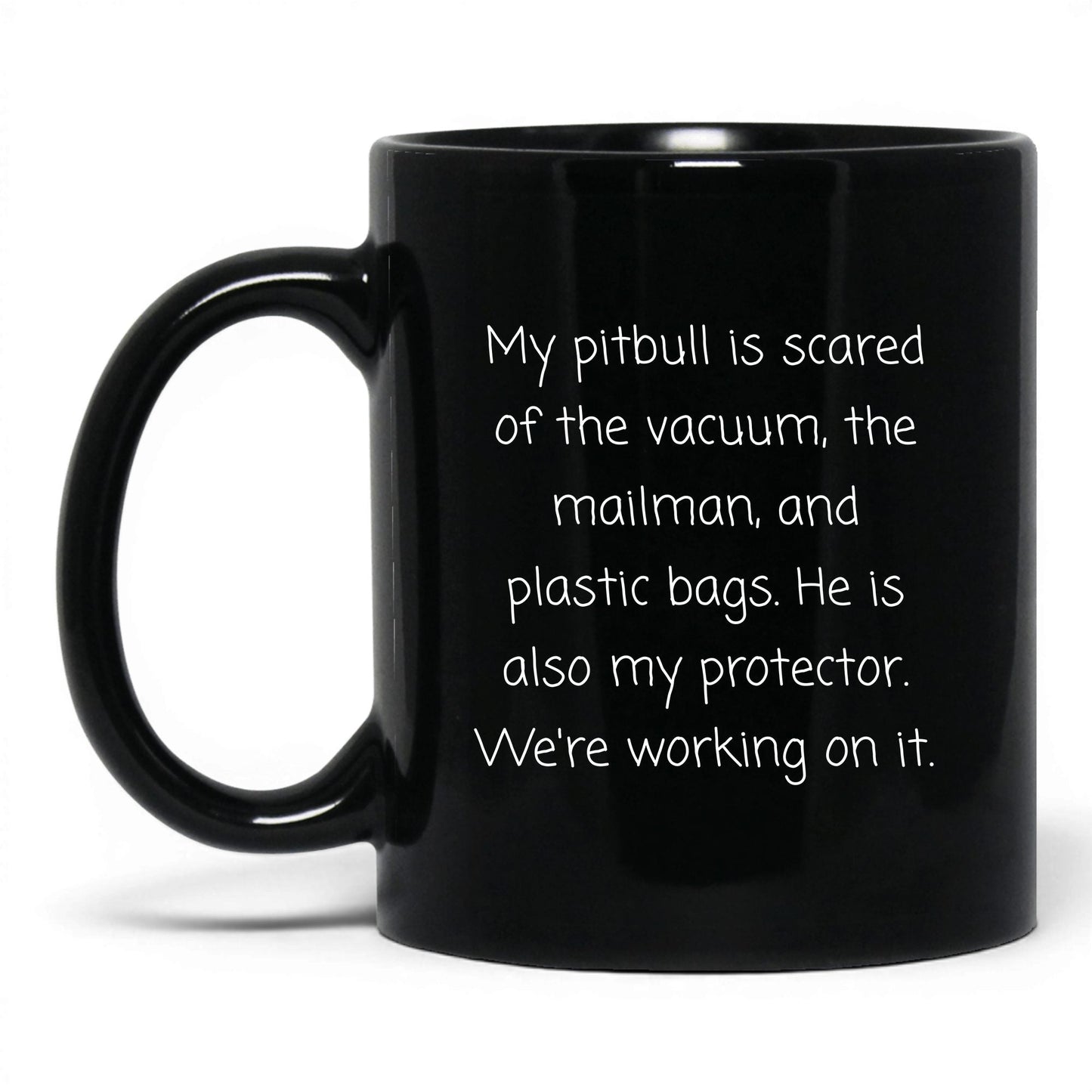 Pitbull Dog Lover Mug – 11oz Black Mug