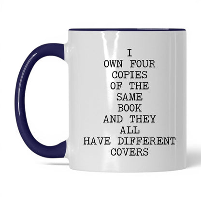 Four Copies Different Covers Coffee Mug