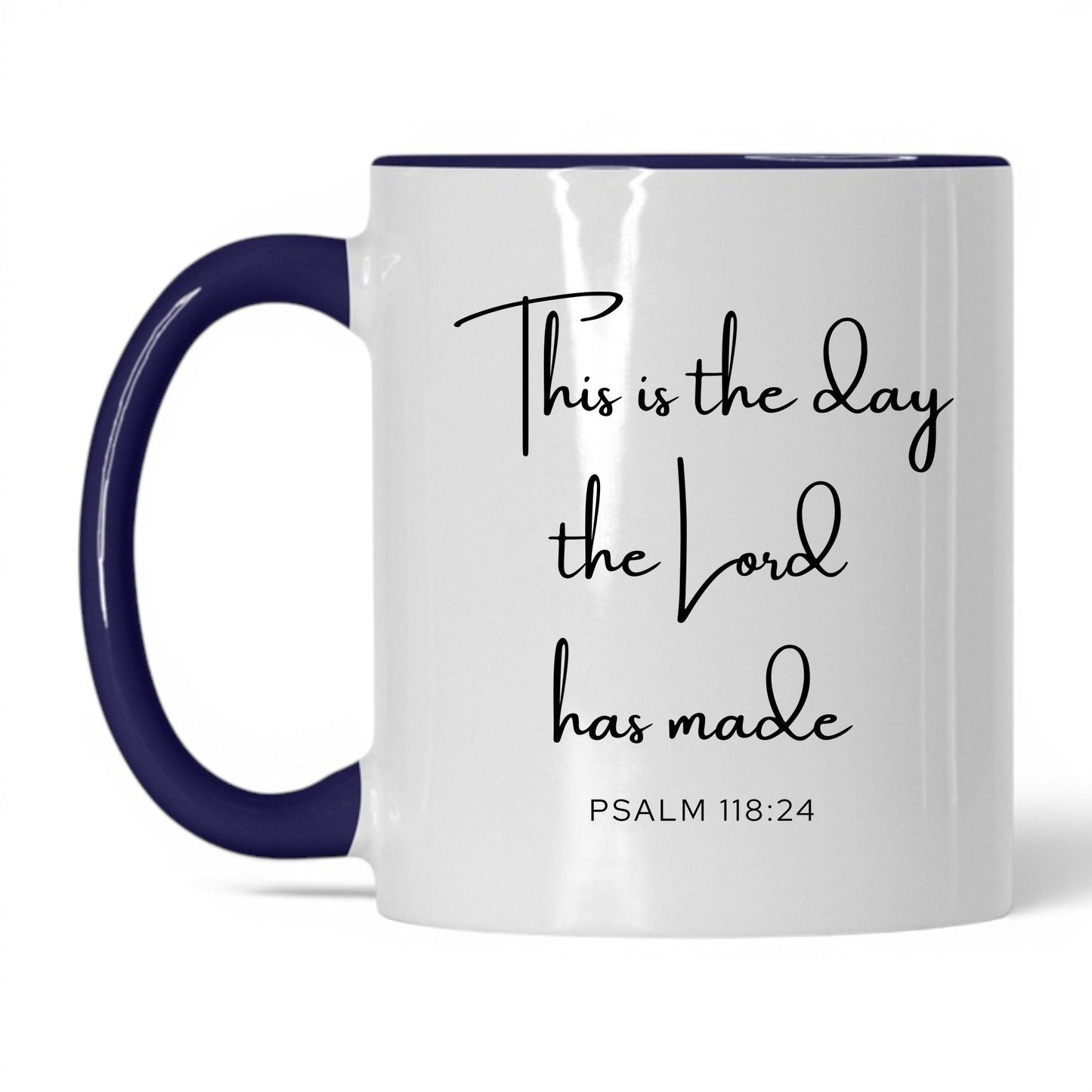 This Is the Day Mug – 11oz White/Red Mug