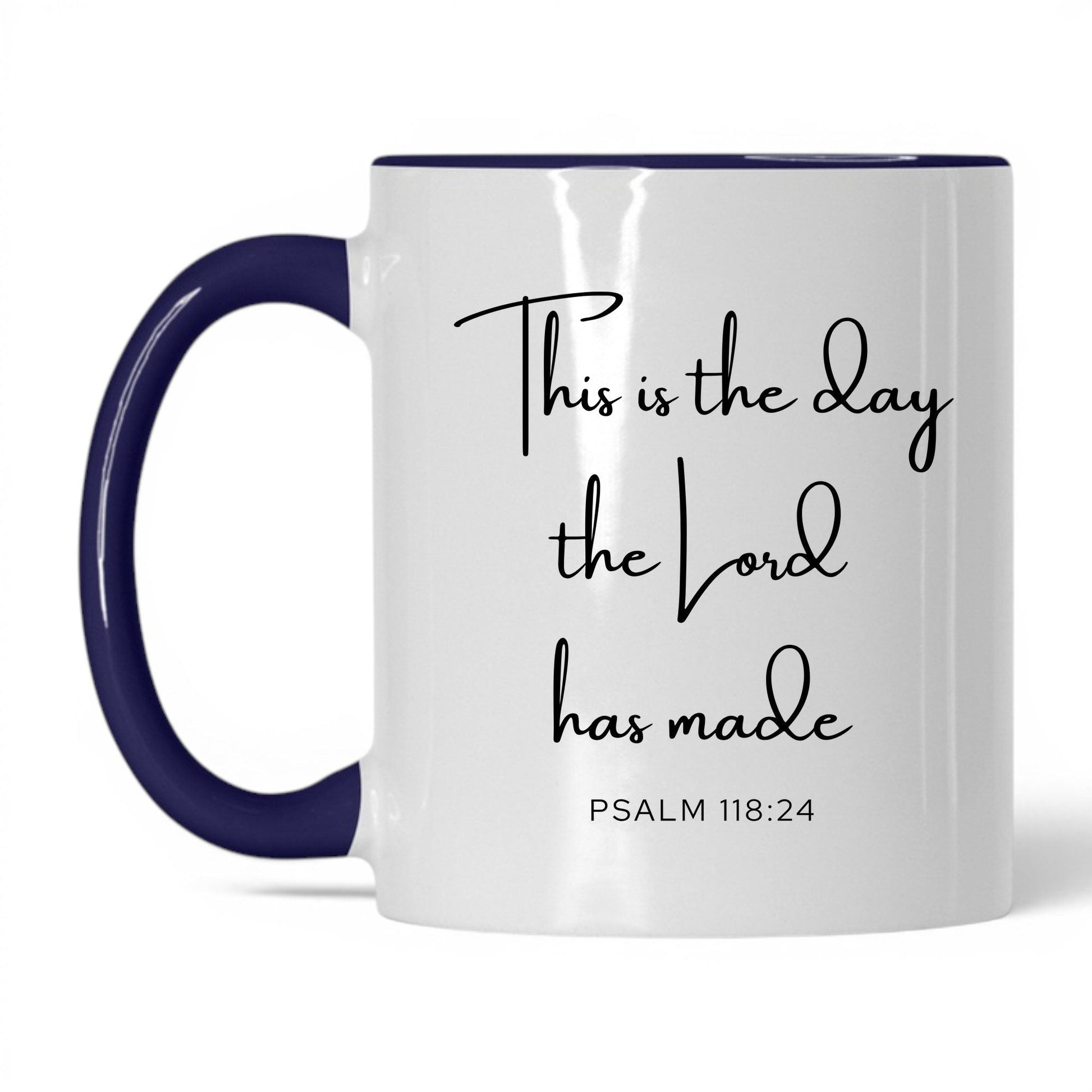 This Is the Day Mug – 11oz White/Red Mug