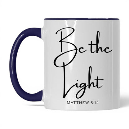 Be the Light Mug – 11oz White/Red Mug