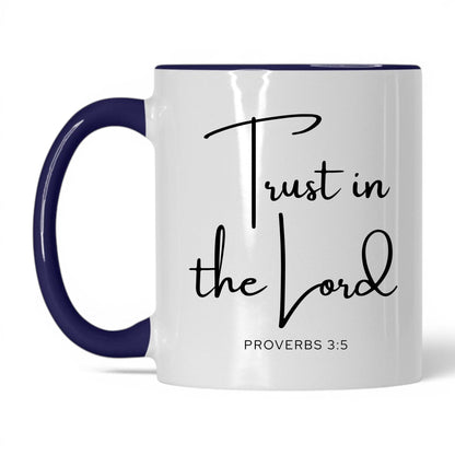 Lean Not on Your Own Mug – 11oz White/Red Mug