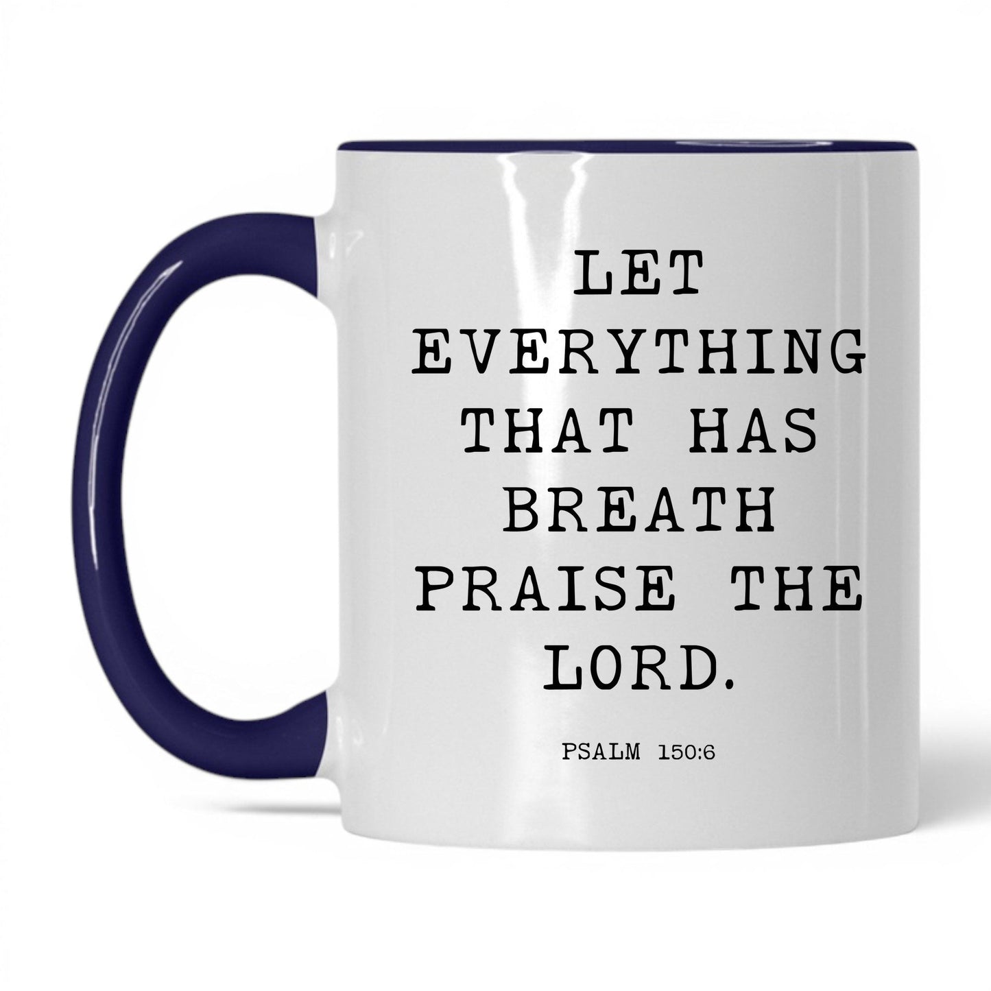 Praise the Lord Mug – 11oz White/Red Mug