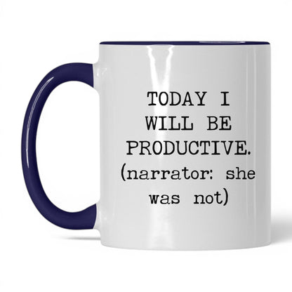 Productive Narrator Coffee Mug