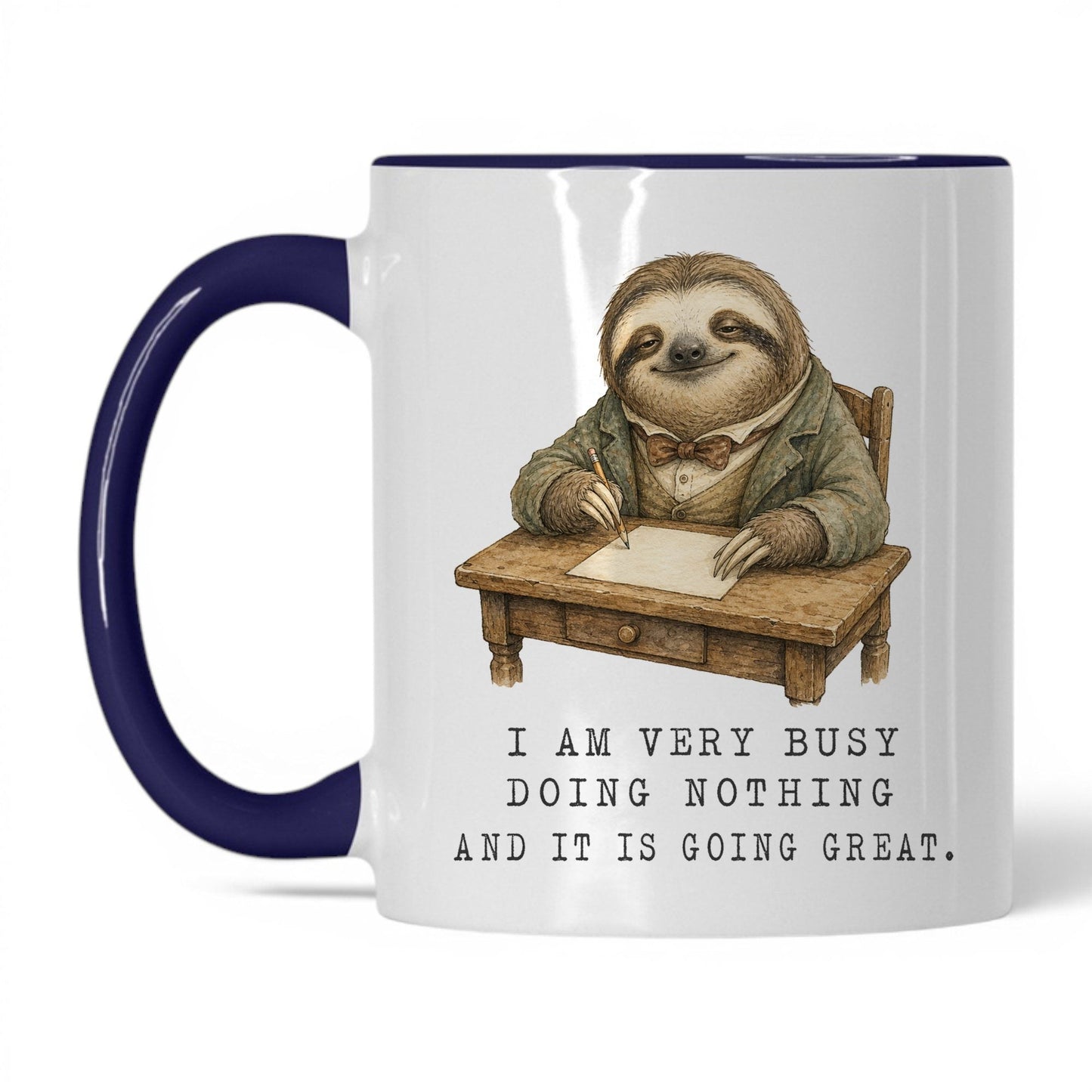 Busy Doing Nothing Sloth Coffee Mug