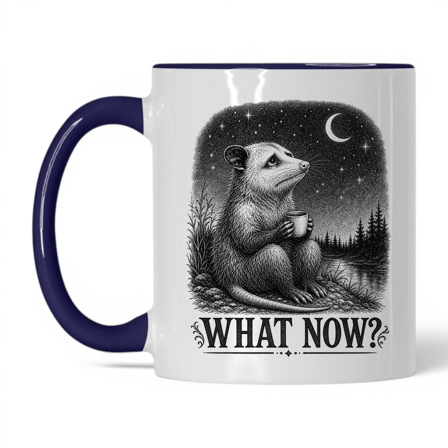 What Now Opossum Coffee Mug