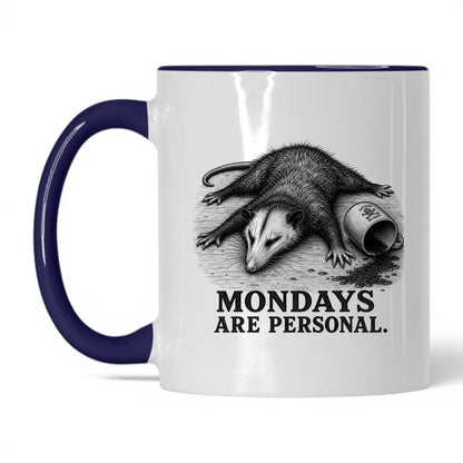 Mondays Are Personal Opossum Coffee Mug