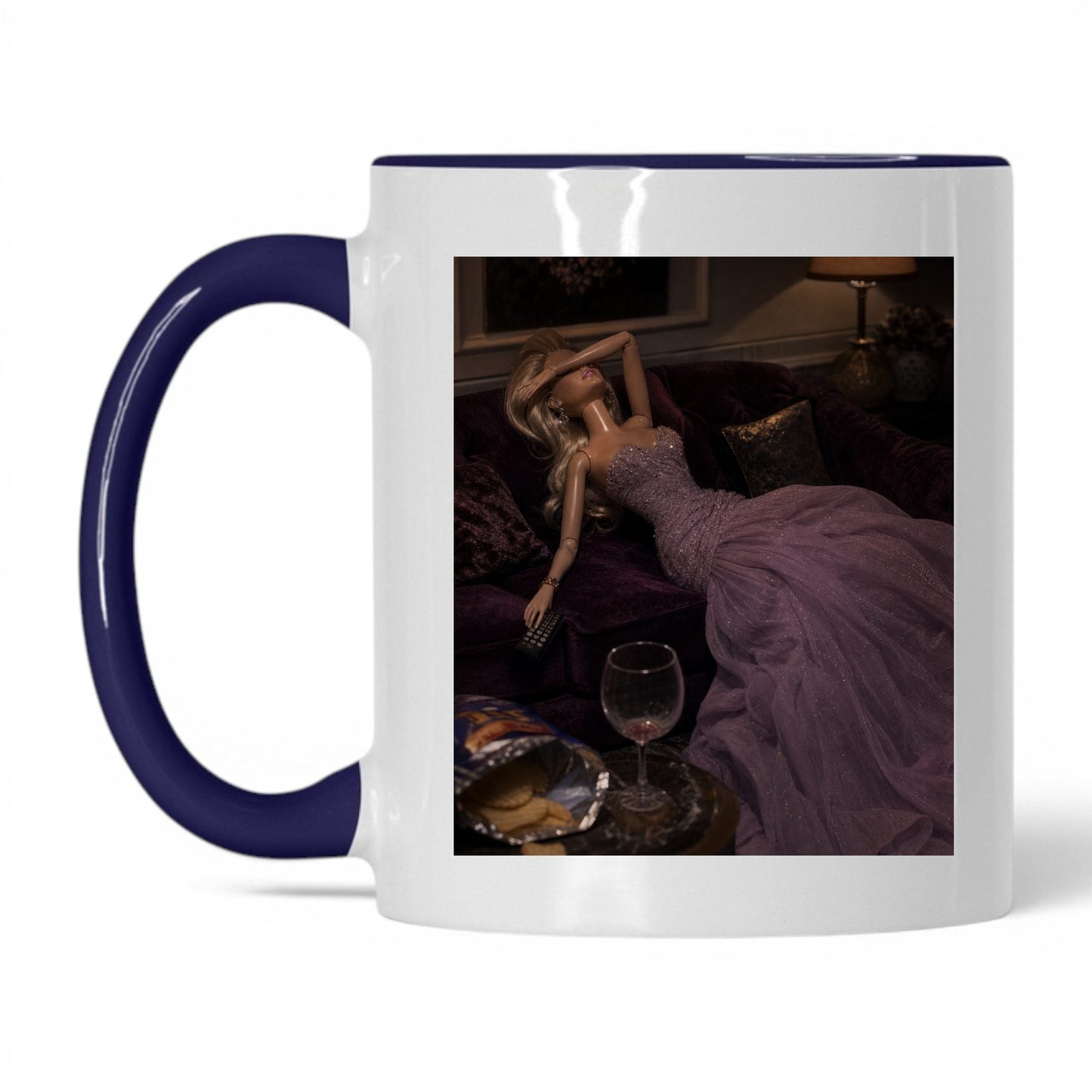Resting Doll Face Coffee Mug