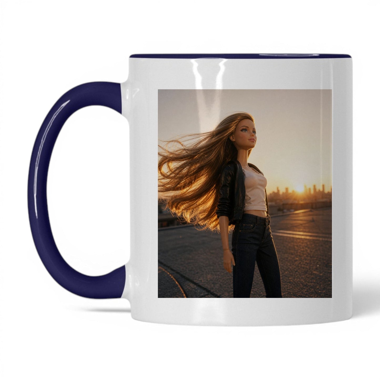 Main Character Doll Face Coffee Mug