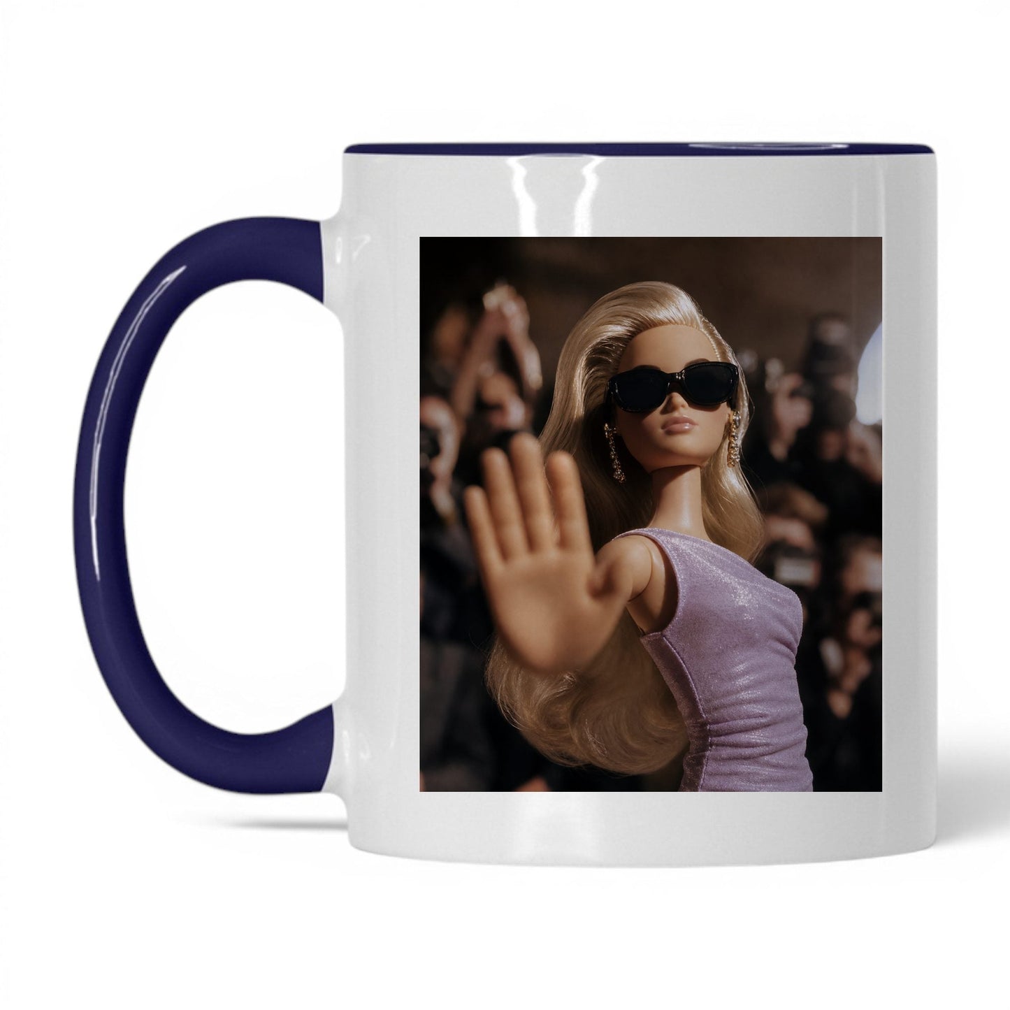 Not Taking Questions Doll Face Mug