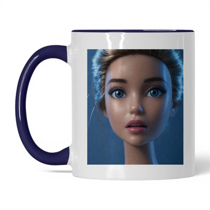 Anxious Doll Face Coffee Mug