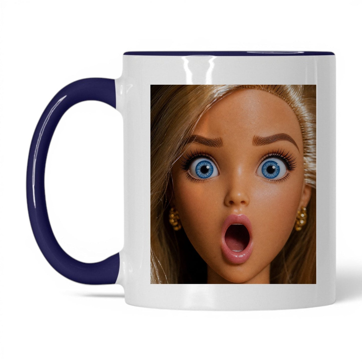 Offended Doll Face Coffee Mug