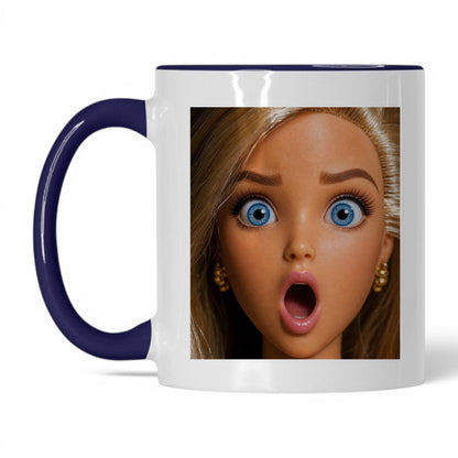 Offended Doll Face Coffee Mug