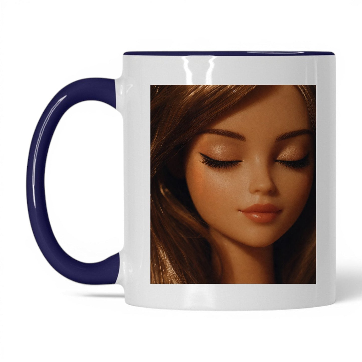 Unbothered Close-Up Doll Face Coffee Mug