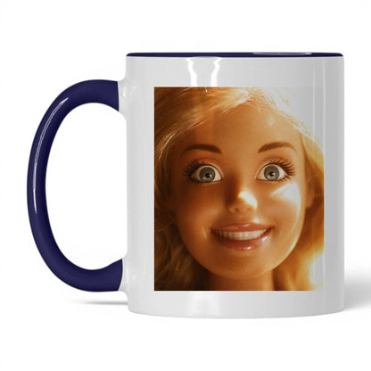 Unhinged Doll Face Coffee Mug