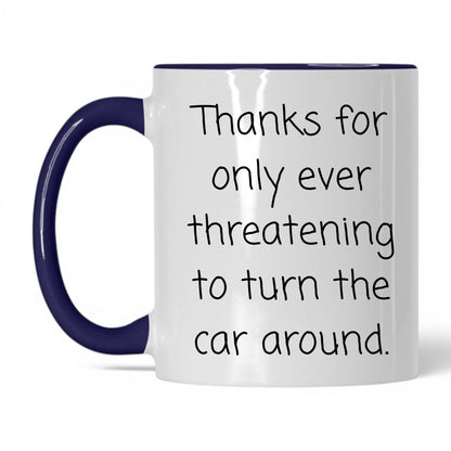Turn This Car Around Mug – 11oz White/Midnight Blue Mug