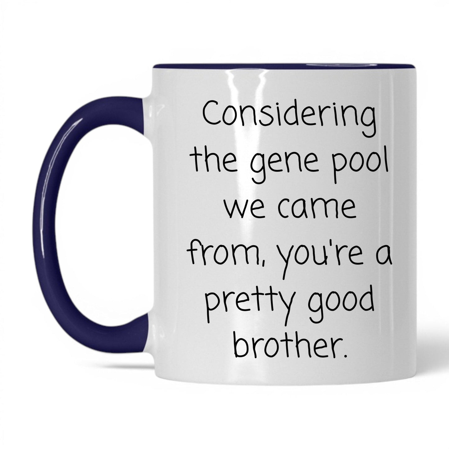 Pretty Good Gene Pool Mug – 11oz White/Midnight Blue Mug