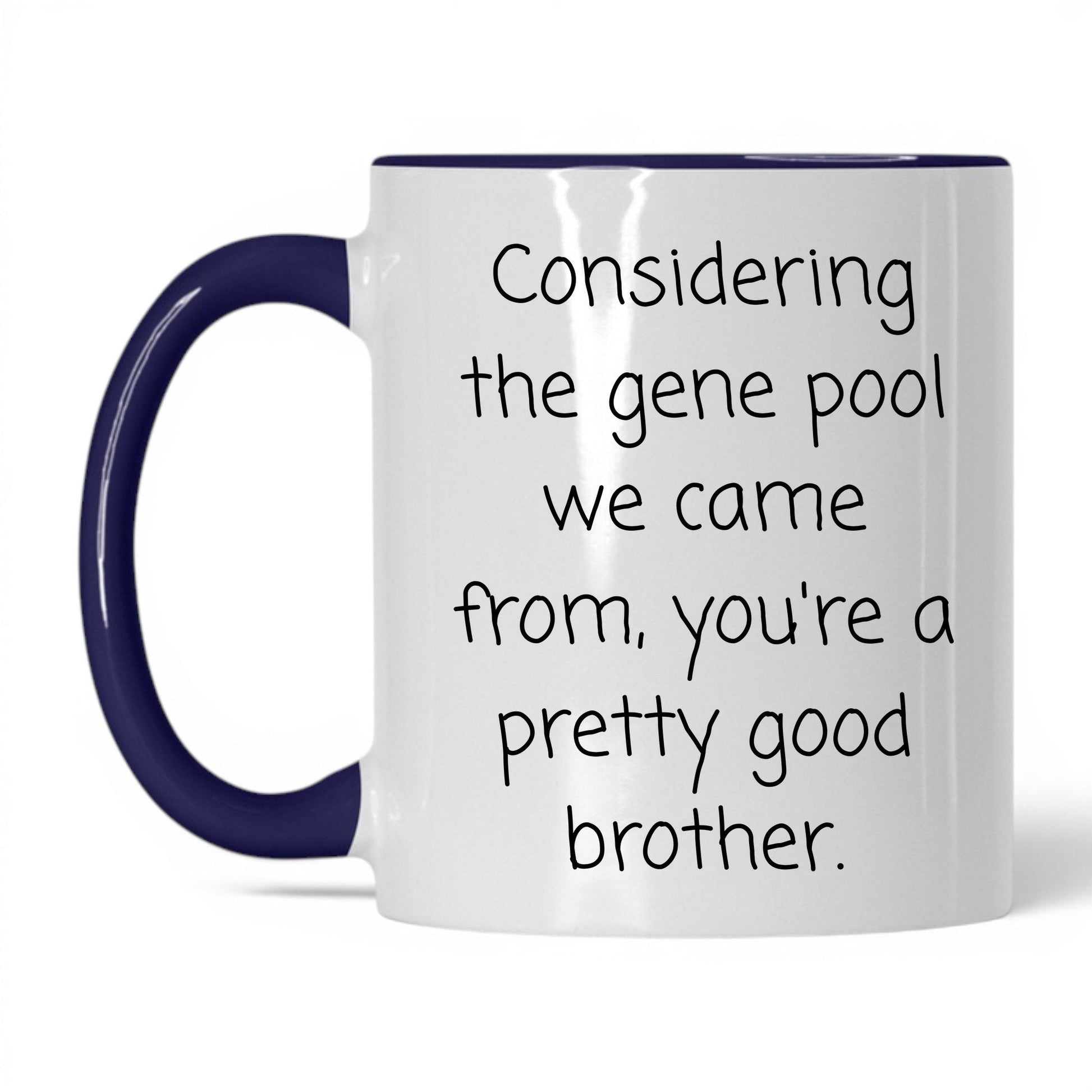 Pretty Good Gene Pool Mug – 11oz White/Midnight Blue Mug
