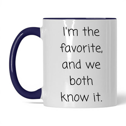 We Both Know It Mug – 11oz White/Midnight Blue Mug